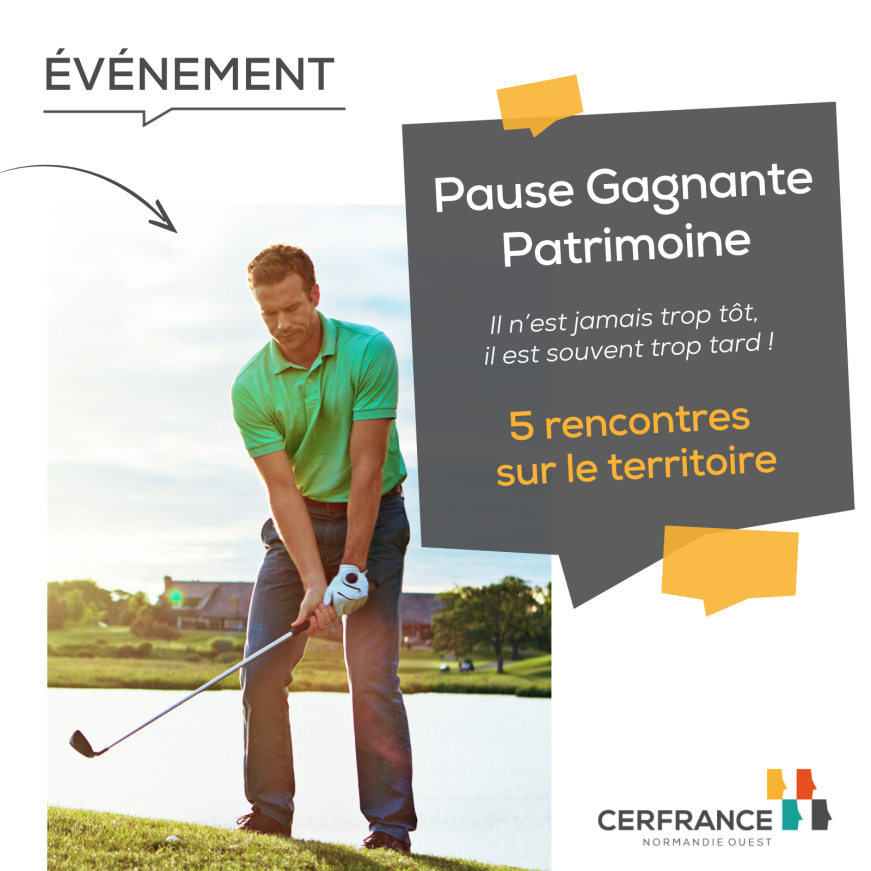 Eric, 50 ans, est un jeune retraité chef d'entreprise en train de jouer au golf