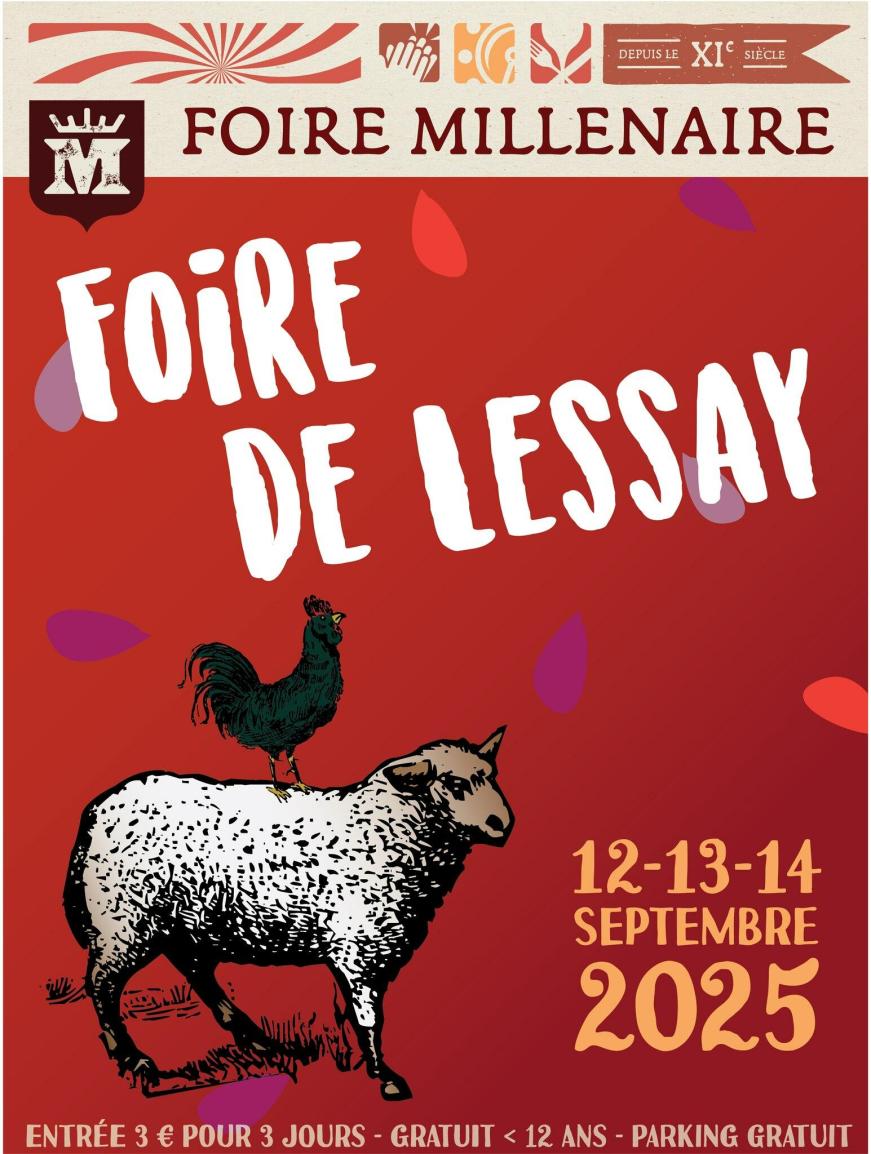visuel 2025 de la foire de Lessay